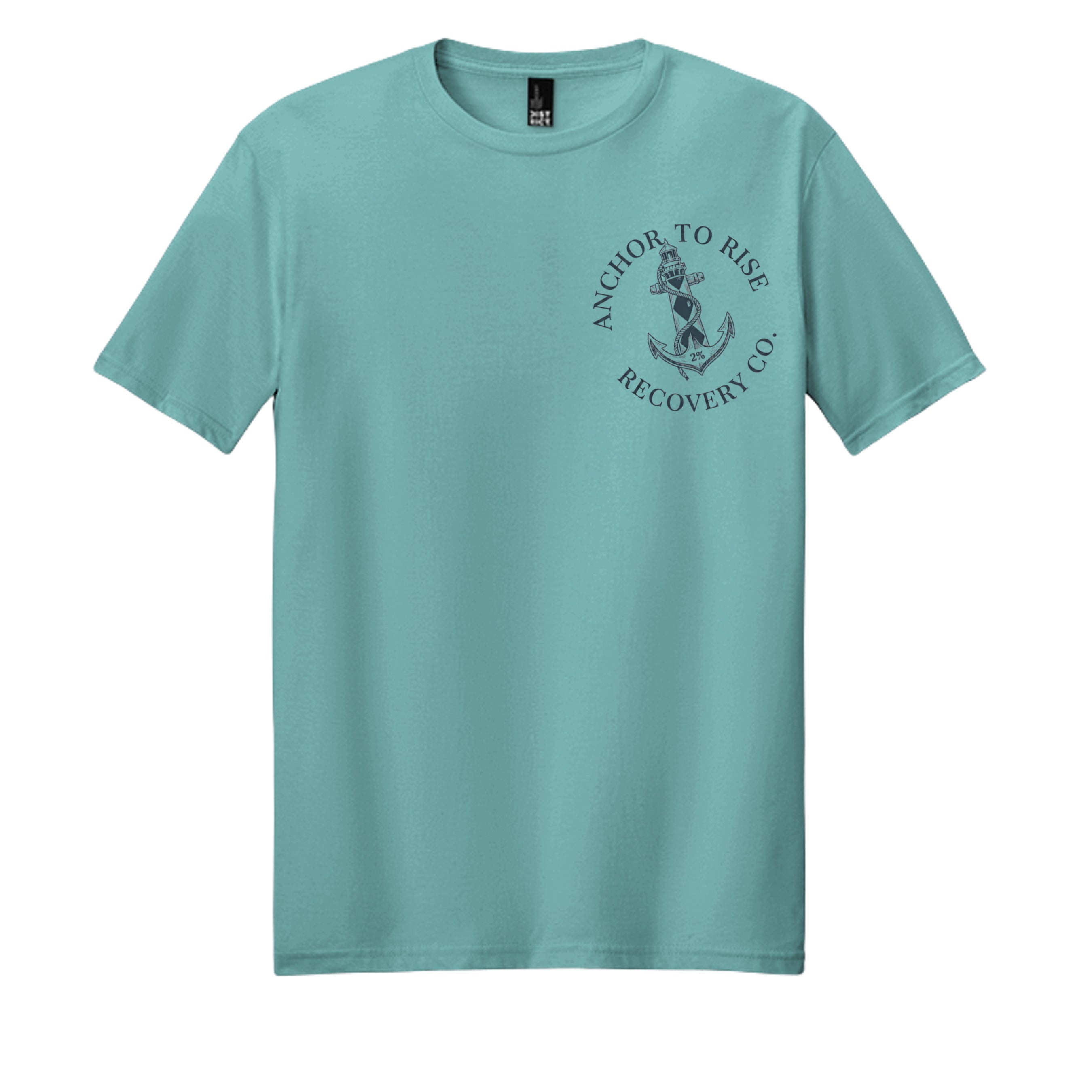 Heathered Eucalyptus Blue - DM108 - FRONT