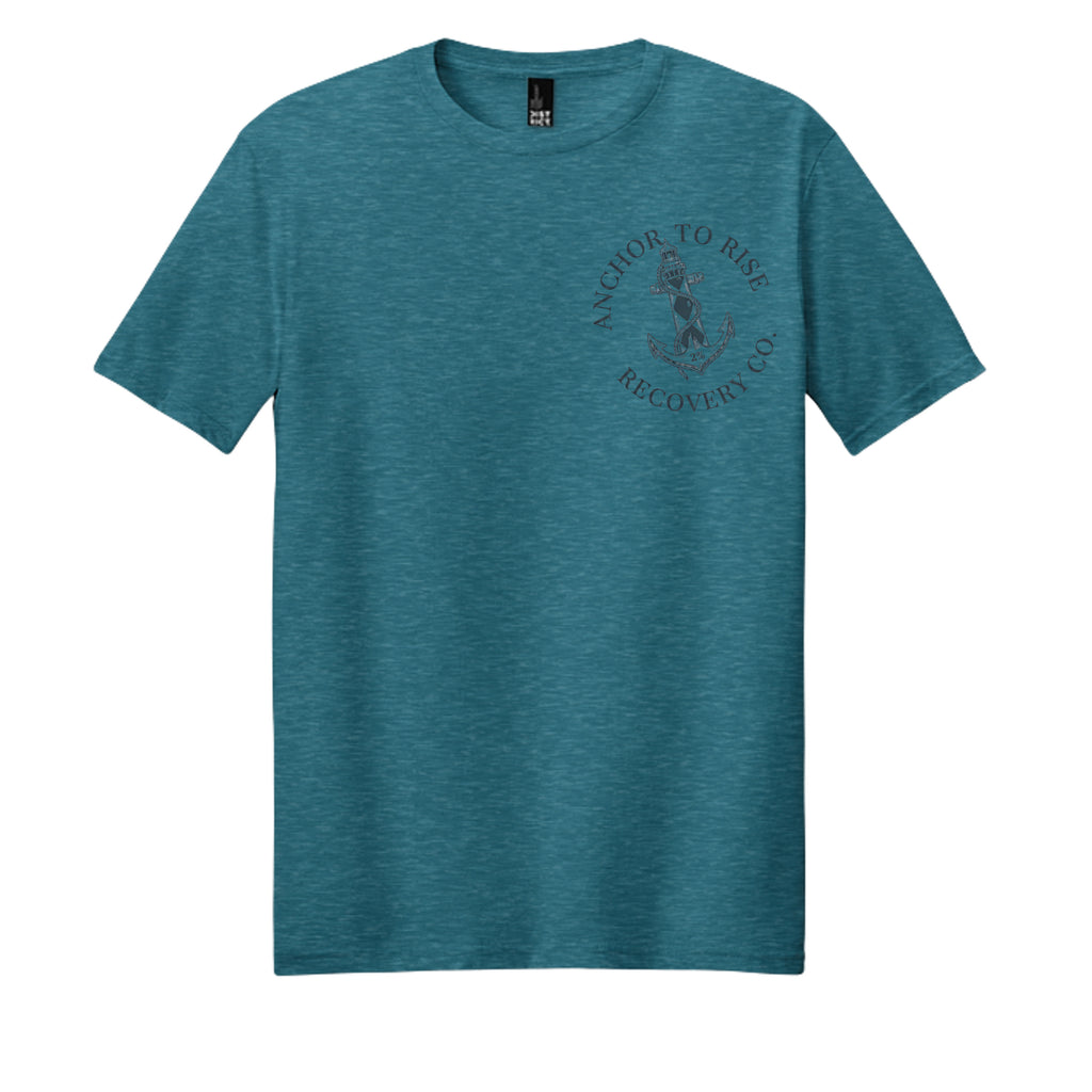 Heathered Teal - DM108 - FRONT