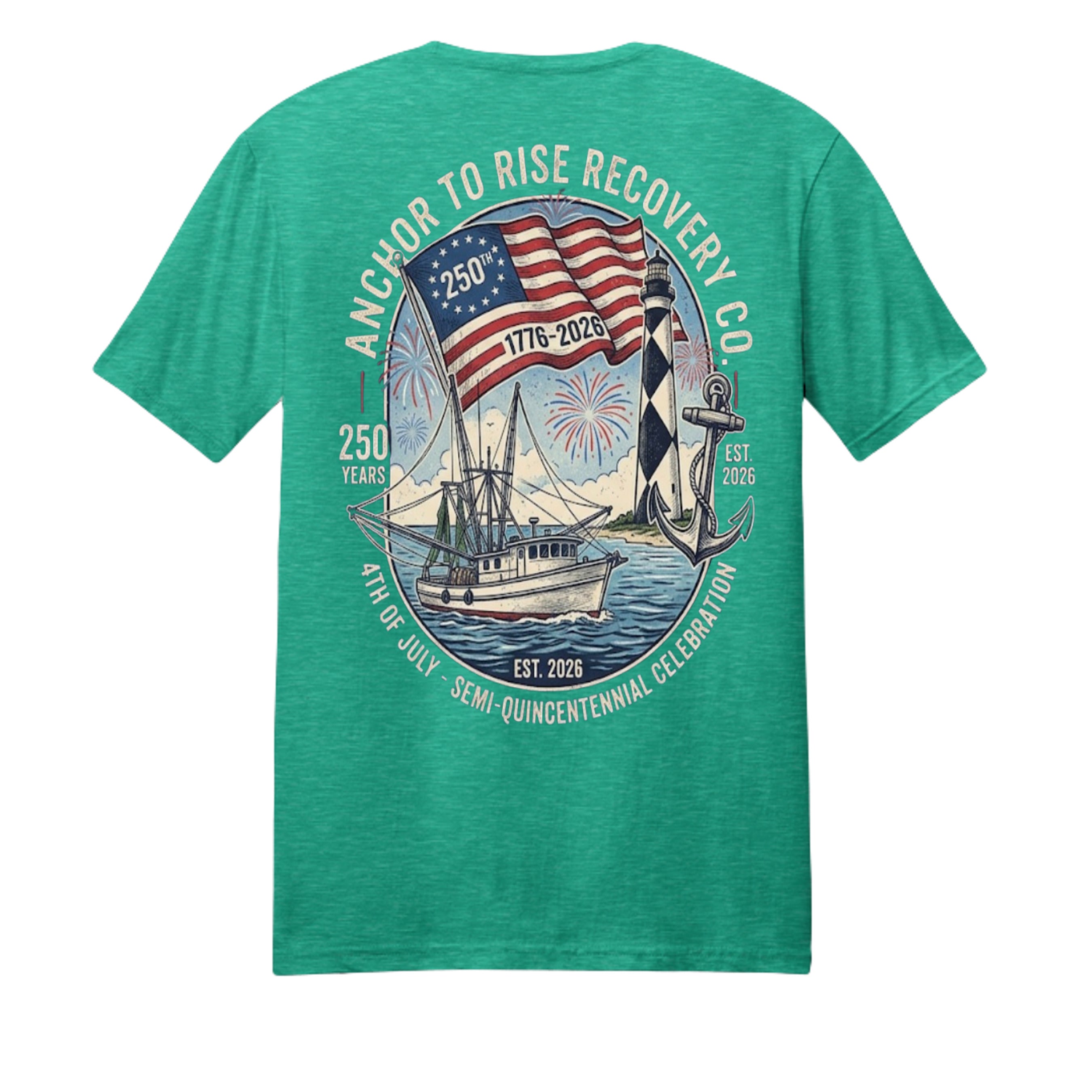 Aqua Heather - DM108 - BACK