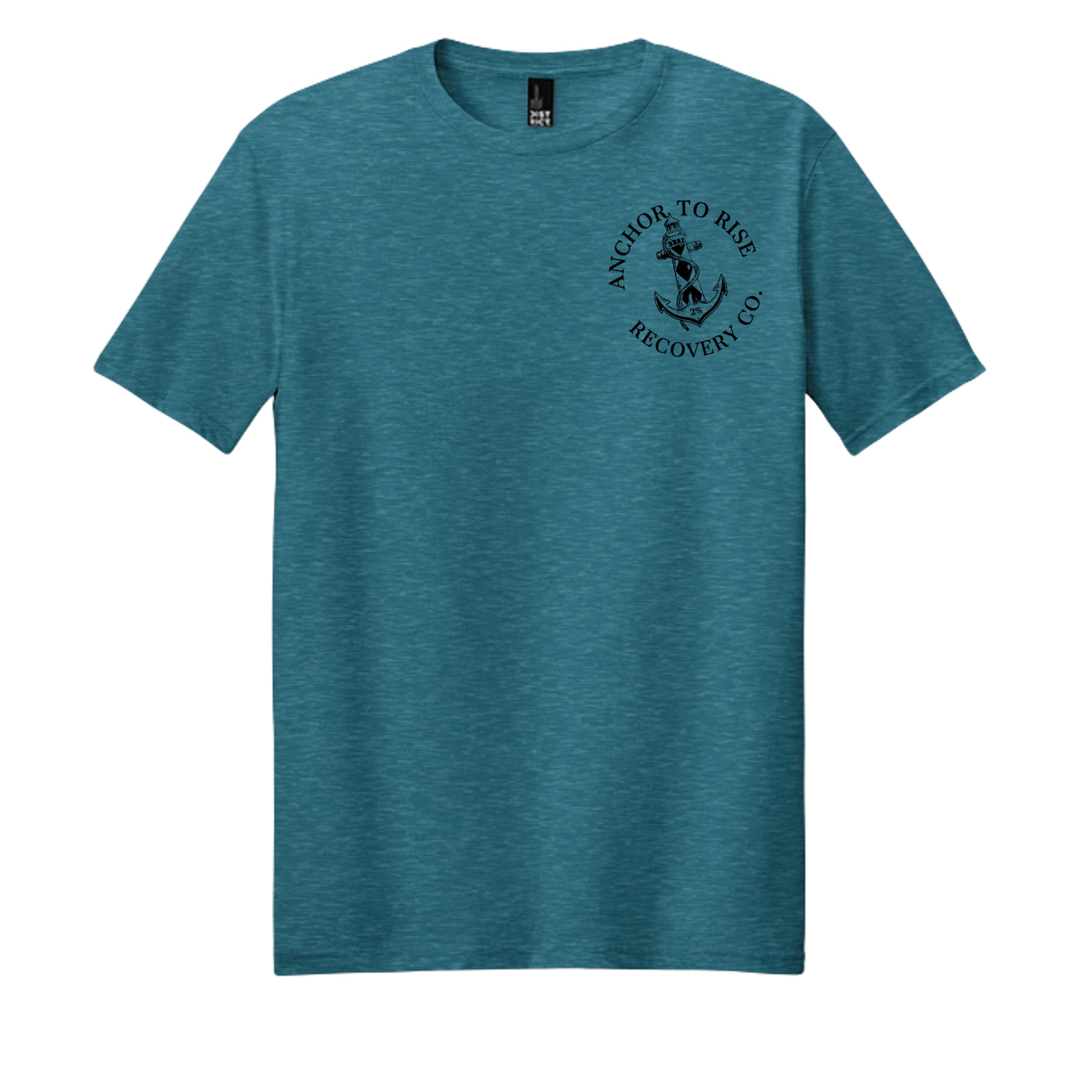 Heathered Teal - DM108 - FRONT